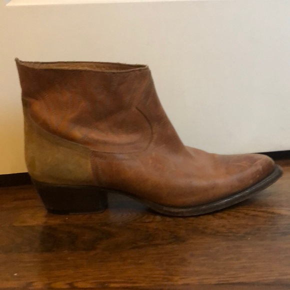 Slip on cow boy ankle boot - Picture 2 of 5